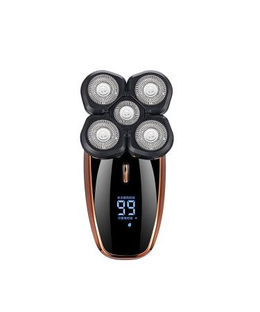 OUSIKA Electric Shaver Mens Household Electric Shaver Rechargeable Washable Five-Blade Electric Beard Trimmer Nose Hair Sideburns Face Cleaning Razor Trimmer