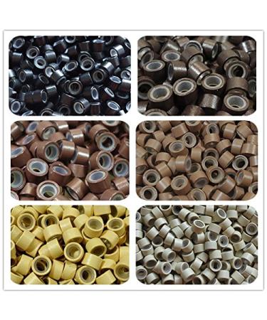 500 Micro Rings for Real Hair Extensions with Silicone Insert - Black | Premium Quality Micro Ring Extensions - Buy Online on GoSupps.com