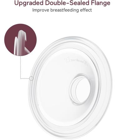 Momcozy Double-Sealed Flange 27mm for S9 Pro/S12 Pro Breast Pump - Replacement Accessory 1PC - Buy Online on GoSupps.com