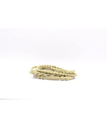 Boho Colibri Hair Tie Bracelets - Fits Medium & Larger Wrists | 15-Piece Set in Green, Gray, Black - Buy Online on GoSupps.com