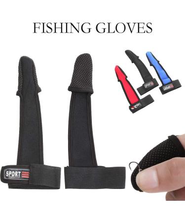 Minicart 3 Pack Anti-Slip Fishing Single-Finger Gloves - Index Finger Protector for Outdoor Fishing - Unisex Elastic Band Glove in Black - Buy Online on GoSupps.com