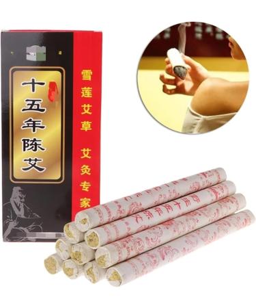 BUNIQ Moxibustion Sticks - 10 Piece Moxa Roll for Massage & Wellness International Shipping Available - Buy Online on GoSupps.com