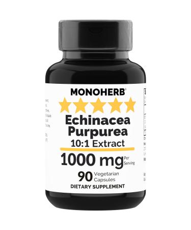 MONOHERB Echinacea Purpurea Extract 1000 mg - 90 Vegetarian Capsules