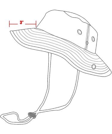 Camel Bucket Hat with String - Wide Brim, UV Protection for Hiking & Fishing - Unisex Boonie Safari Style (Large-X-Large) - Buy Online on GoSupps.com