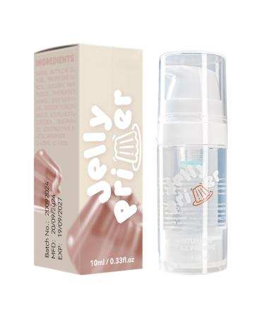 Jelly Primer, Face Base Makeup | Smooth Makeup Base,Jelly Primer Long-Lasting Makeup Base Lightweight Skin Base to Minimize Pores Dry Skin