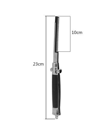 Buy Shift Blade Comb - 9 Stainless Steel Folding Knife for Beard & Mustache | Automatic Push Button Oil Brush | International Shipping Available - Buy Online on GoSupps.com