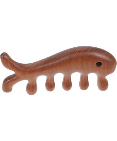 Magiclulu 3-St Fish Massage Comb - Comfortable Jade Wooden Hair Tool for Women | Face Massage & Grooming Comb - Buy Online on GoSupps.com