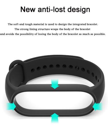 PIXESTT 20 PCS Straps for Mi Band 6/Mi Band 5 - Anti-Lost Silicone Wristband for Xiaomi Mi Band 5/Amazfit Band 5 - Buy Online on GoSupps.com