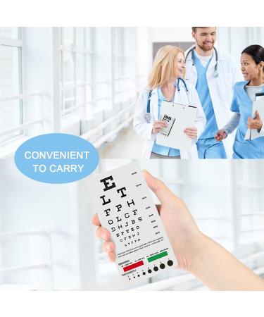 Pocket Eye Chart Set - Snellen & Rosenbaum (2 in 1) - 42.00 x 78.00 - Vision Test Tool - Buy Online on GoSupps.com