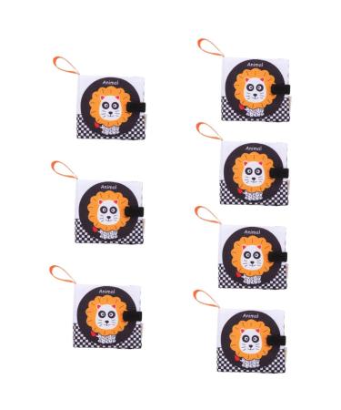 Abaodam 7st fabric book toddler toy Kidcraft game set learning toys for children textbook for children Early education books book toys toys peach skin hand account