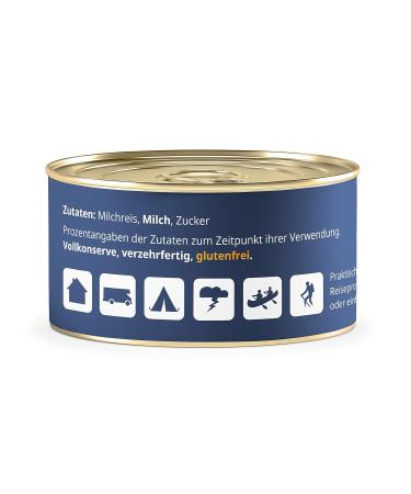 Buy Natural Canned Rice Pudding 200g - Long-Life Dessert for International Shipping - Buy Online on GoSupps.com