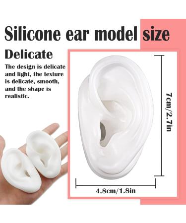 Large Silicone Ear Model for Acupuncture Practice and Jewelry Display - Buy Online on GoSupps.com