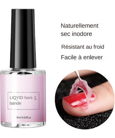 Peelable Base Coat | Peelable Gel Nail Polish - 15ml Quick Drying Manicure for Home Salon Wedding Everyday Use Easy Removal - Buy Online on GoSupps.com