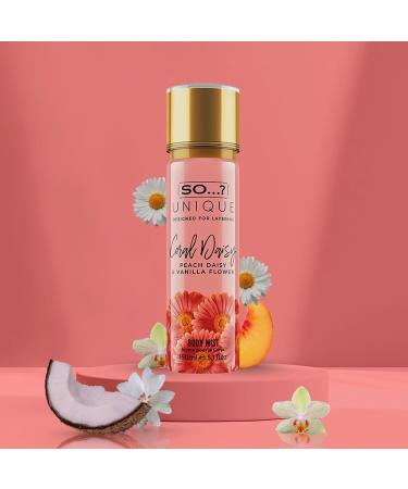 So... Unique Coral Daisy Body Mist - Perfume for Women - Gourmand Fruity Vanilla Perfume - Gifts for Women - Body Spray for Women - 5.1 oz (Pack of 2) 5.1 Fl Oz (Pack of 2) Coral Daisy - Buy Online on GoSupps.com