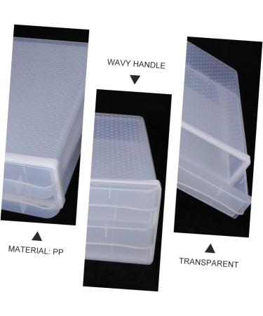 Hohopeti 1 pc Box refrigerator egg drawer fridge egg container refrigerator egg holder Transparent Color 36X26CM double-deck - Buy Online on GoSupps.com