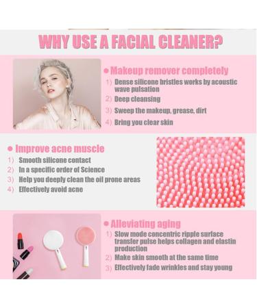 Facial Cleansing Brush Replacement Head Compatible with Oral B Braun Electric Toothbrush Bases-2 Waterproof Silicone Face Spin Brushes for Cleansing Exfoliating Deep Cleaning & Massaging - Buy Online on GoSupps.com