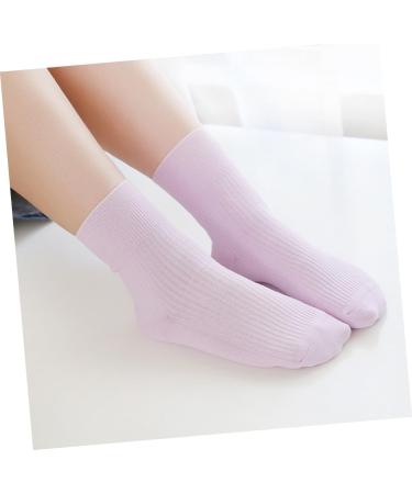 Buy 5 Pairs Cotton Care Socks for Elderly - Comfortable & Non-Binding Knit Socks for Men & Women | Perfect Maternity & Everyday Wear - Buy Online on GoSupps.com