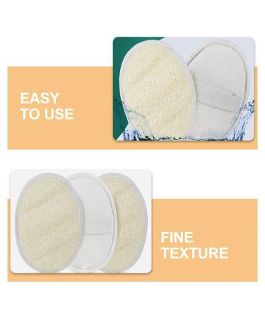 3pcs Exfoliating Loofah Body Wash Scrubbers | Shower Loofah Pads for Glowing Skin | International Shipping - Buy Online on GoSupps.com