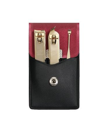 Manicure Kit Nail Clippers Pedicure and Nail Tool Set Travel Manicure Tools 3 in 1 Stainless Steel Manicure Set Professional Nail Clippers Nail Care Nail Clippers Kit (Color : B)