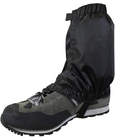 VORCOOL Lightweight Waterproof Snow Gaiters - 1 Pair Ankle Gaiters for Outdoor Hiking & Climbing (Black) | International Shipping Available - Buy Online on GoSupps.com