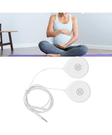 Prenatal Belly Speakers - Baby Bump Headphone for Pregnancy - White (12 Stickers) - Buy Online on GoSupps.com