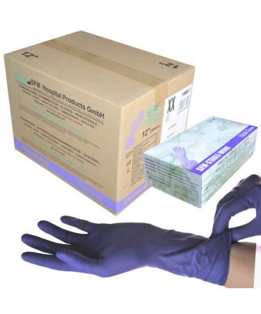 SFM Stable Work Nitril: XS S M L XL Lang & SuperSoft Purpur Blue Powder-free F-Tex ACC-Free disposable Homes Homes Investigation gloves Nitrile gloves M (1000) M (1000 pack) PurPurblau 10 donors