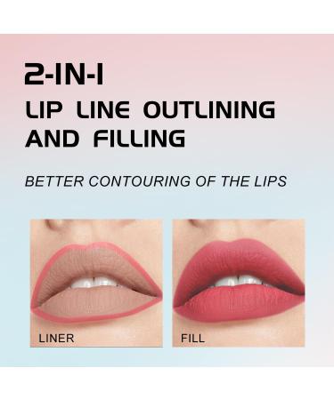 YOUNG VISION 6-Pc Liquid Lipstick & Lipliner Set | Long-Lasting Nude Matte Lip Stains | Perfect Gift for Women - Buy Online on GoSupps.com