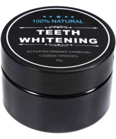 Activated Charcoal Toothpaste Powder & Natural Teeth Whitening Set | Bamboo Toothbrush Included - Buy Online on GoSupps.com