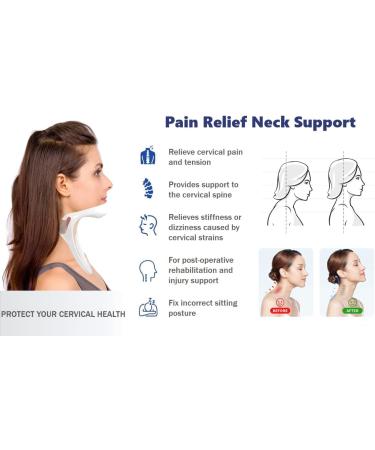 AQUASHIELDING Neck care to prevent the head from falling to prevent neck protection for adults foam neck protection neck brace for sleeping - Buy Online on GoSupps.com