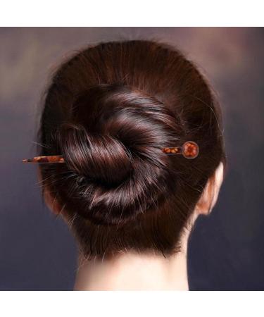 Handmade Wooden Hair Sticks for Women - Hellery 4 Pack Hairpin Fashion Accessories - Buy Online on GoSupps.com