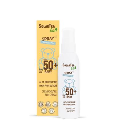 Bema Solartea Bio Baby Sun Cream Spray FragranceFree 100Ml Vaporizer Huidverzorgingsproduct