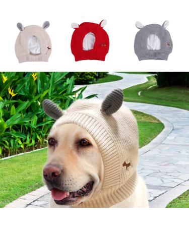 Buy Weduspaty Cute Beige Dog Knitted Hat | Stylish Pet Accessory for International Shipping - Buy Online on GoSupps.com