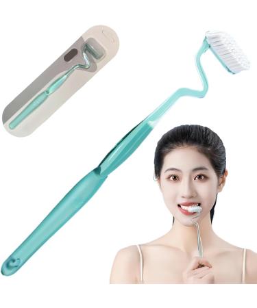 Buy Pastorist S-Shaped Ergonomic Toothbrush for Adults - Soft Bristle Manual Replacement for Healthy Gums | Eco-Friendly PCTG Design - Buy Online on GoSupps.com