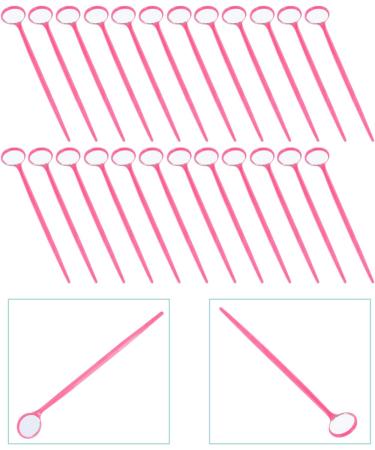 Healifty 24-Piece Dental Mirror Set for Tooth Cleaning | Disposable Dental Reflector & Stomatoscope Tools | Perfect for Tartar Removal & Oral Hygiene - Buy Online on GoSupps.com