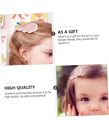 6 Pairs Angel Wings Hairpin Cartoon Hair Clips Pink Wing Hairpin Kawaii Accessories Hair Accessory for Women Lovely Hair Accessories Fabric Miss Birthday Present Make up - Buy Online on GoSupps.com