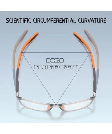 Progressive Multifocus Reading Glasses for Men & Women - Anti Blue Light Multifocal TR90 Eyeglasses for Sports Reading & Work - Navy Blue Size 2 - Buy Online on GoSupps.com