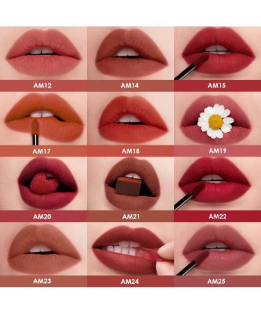 CARSLAN Matte Liquid Lipstick - Longwear Highly Pigmented Lipcolor AM23 Caramel Brown - Buy Online on GoSupps.com