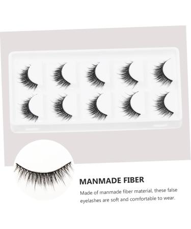Angoily 15 Pairs Short False Eyelashes Art Eyelashes 3d Synthetic Eyelashes False Eye Lashes Fake Cosmetic Eyelashes Faux Dramatic Eyelashes Fake Eyelash Artificial Fiber Major 6d Extend - Buy Online on GoSupps.com