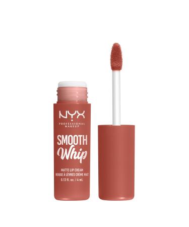 NYX PROFESSIONAL MAKEUP Smooth Whip Matte Lip Cream Long Lasting Moisturizing Vegan Liquid Lipstick - Kitty Belly (Peach Nude) 02 Kitty Belly