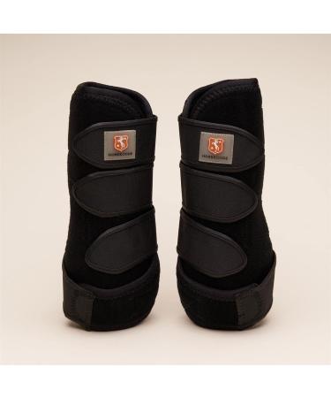 Horsecode Black Basic Fetlock Boots M | Durable Equestrian Horse Boots for Optimal Protection - Buy Online on GoSupps.com