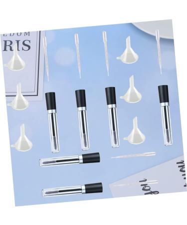 KALLORY 2 18pcs Mascara Tube 10ml Empty Tube Funnel Dropper Transfer Pipettes Eyelash Bottle Blowing 10.5X1.7cm Black - Buy Online on GoSupps.com