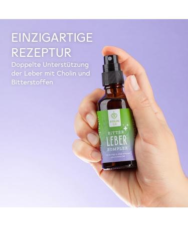 Bitterliebe Liver Complex Spray | Natural Liver Support for Detox & Fat Digestion - Buy Online on GoSupps.com