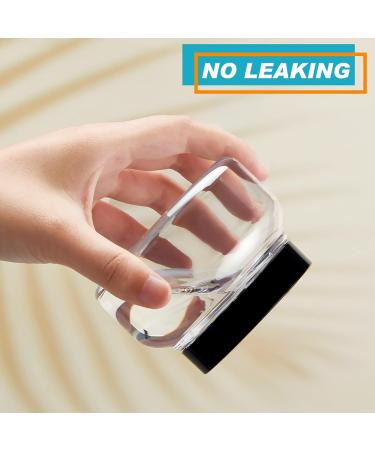 24 Pack 8 oz Clear Plastic Jars with Lids and Labels - Refillable Cosmetic Containers for Body Butter, Sugar Scrubs, Lotions, and Cosmetics - Buy Online on GoSupps.com