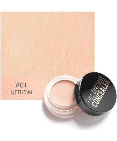  ZASCHMOY Full Coverage Concealer Creamy and Lightweight Dark Circle Treatment Spot Corrector for Skin Tones Lightweight Cream (#1) - Buy Online on GoSupps.com