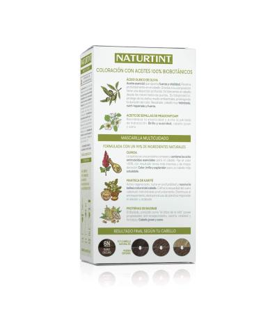 Natureint Biobased Hair Color 6N Dark Blonde - Ammonia-Free Natural Ingredients | 3 Pack (510 ml) - Shop Now for Healthier Hair! - Buy Online on GoSupps.com