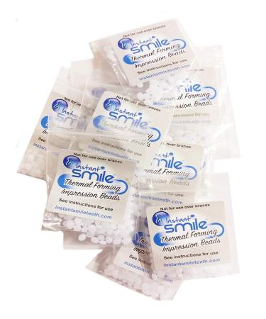 12 Packages of Instant Smile Billy Bob Replacement Thermal Adhesive Fitting Beads for Fake Teeth