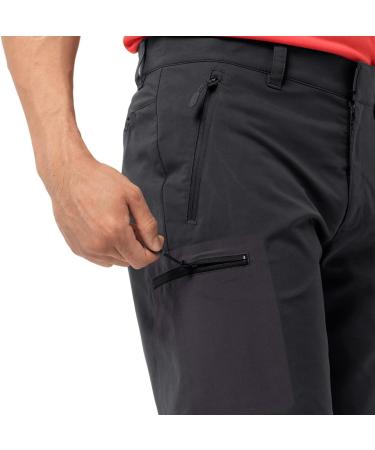 Jack Wolfskin Men's Active Track Shorts - Breathable Hiking Shorts for Men | Size 52 Phantom - Perfect for Outdoor Adventures - Buy Online on GoSupps.com