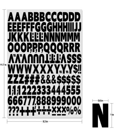 504 Piece 1 Iron On Heat Transfer Letters & Numbers | DIY Vinyl Letters for Jerseys, T-Shirts, Crafts | 10 Colors Available - White - Buy Online on GoSupps.com