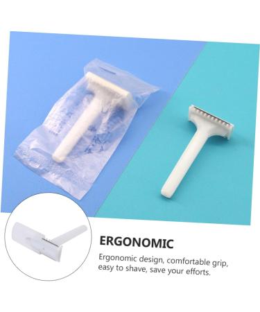 Frcolor 25pcs Disposable Skin Knife Razor - Wet/Dry Hair Remover & Double-Sided Body Hair Cutter Tool for Men - Efficient Leather Shaving Sweeper - Buy Online on GoSupps.com