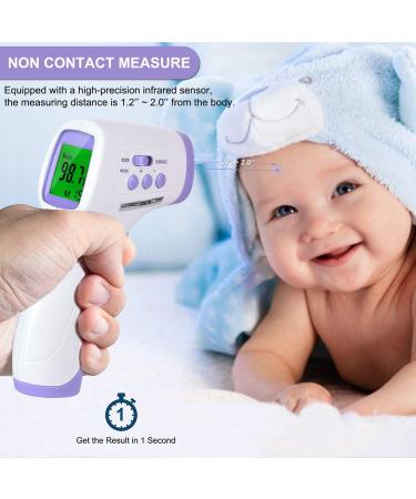 Infrared Touchless Digital Thermometer for Adults, Kids, and Babies - Instant Read Fever Thermometer for Home, Office, School, and Shopping Mall - Buy Online on GoSupps.com